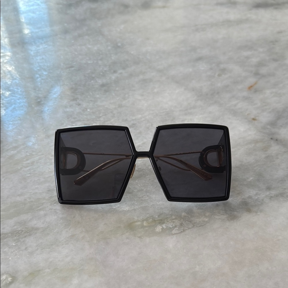 DIOR Black Square Sunglasses